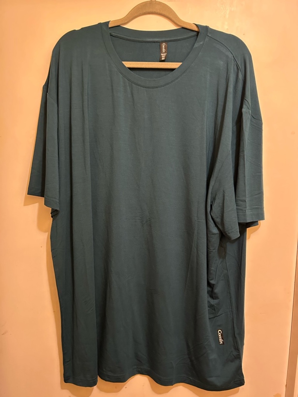 Comfrt NWOT Men's Dark Teal Crew Neck S/S T-Shirt, Sz 2X